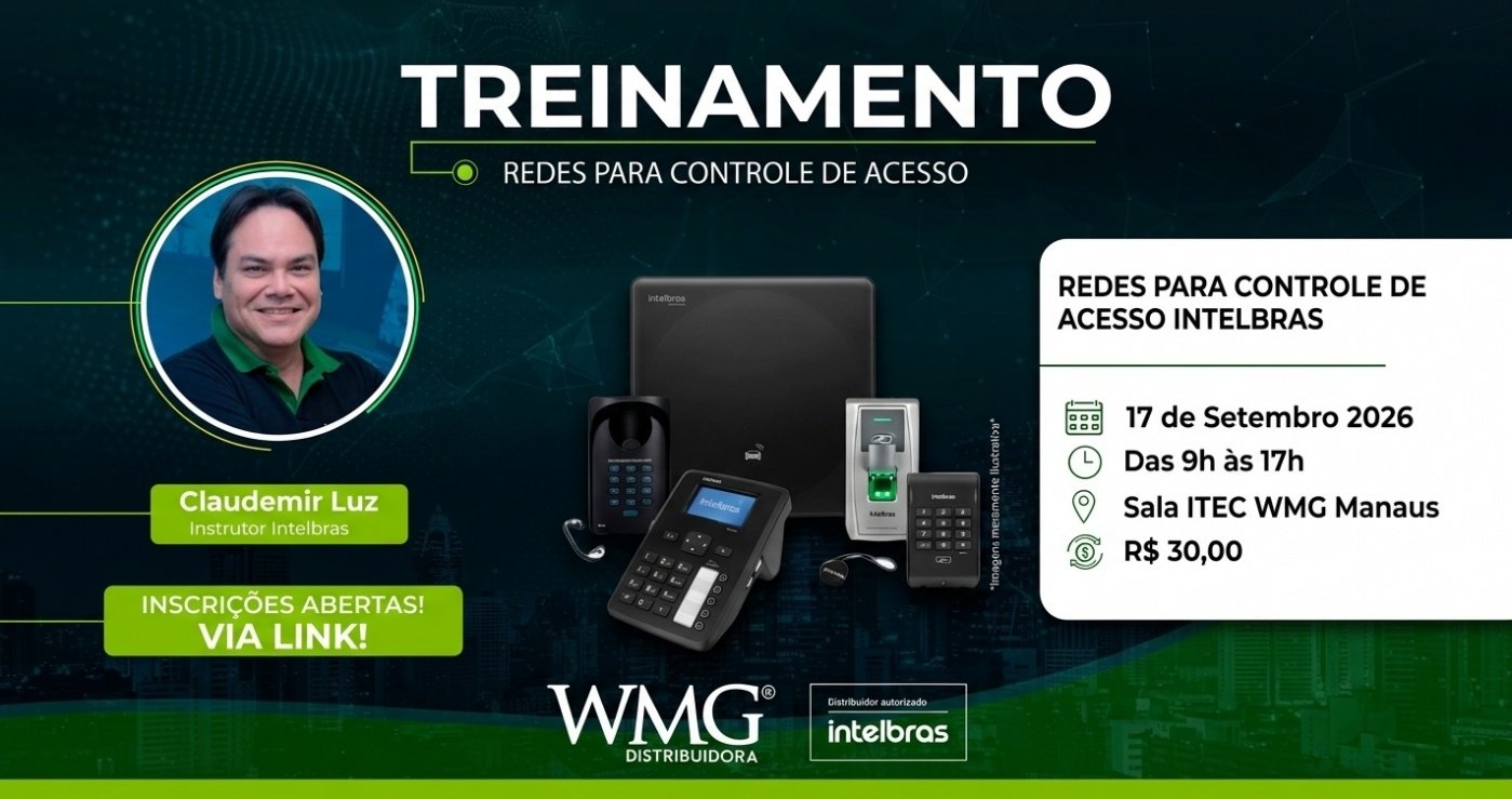 REDES PARA APLICAÇÃO EM CONTROLE DE ACESSO INTELBRAS