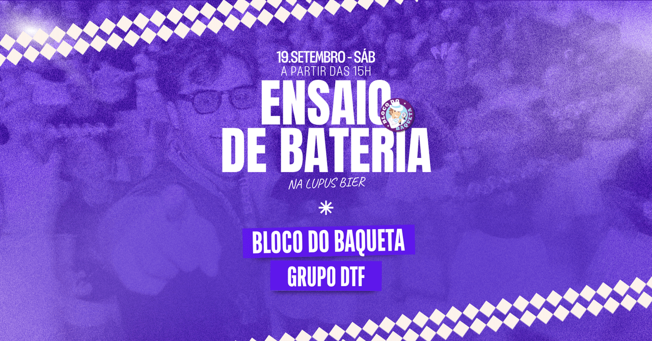 Ensaio do Baqueta