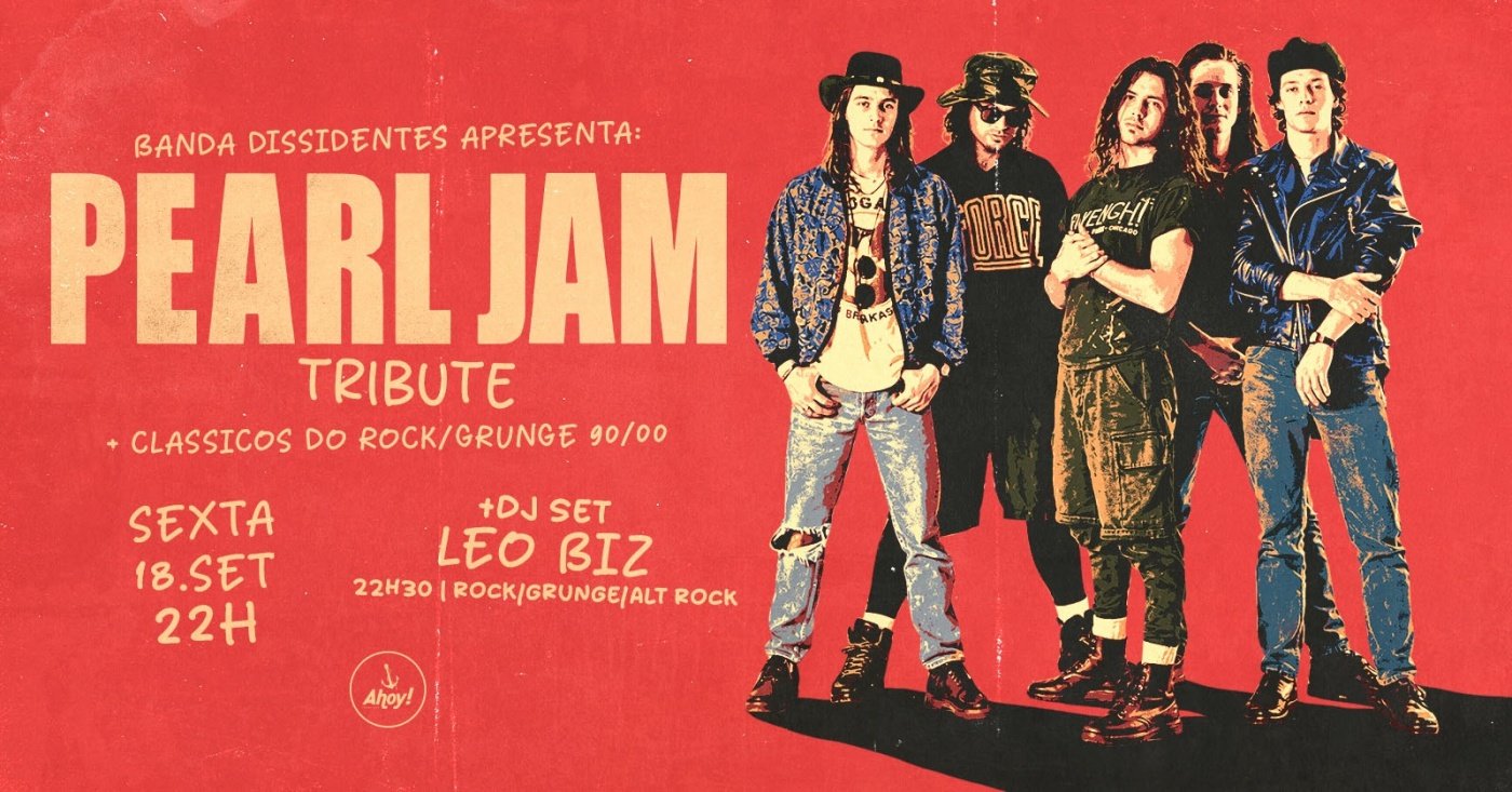 TRIBUTO PEARL JAM no Ahoy! Tavern Club