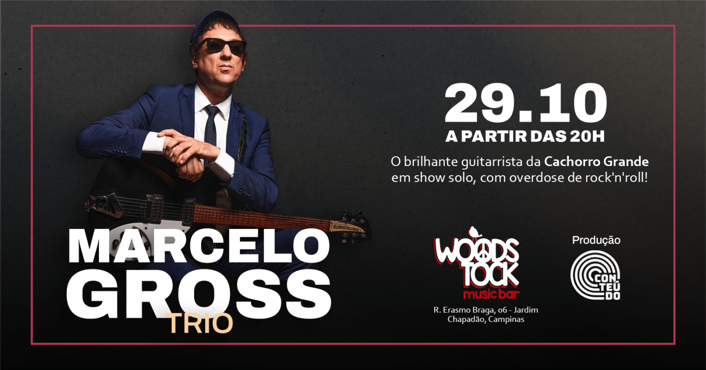 Marcelo Gross Trio em Campinas - na Woodstock