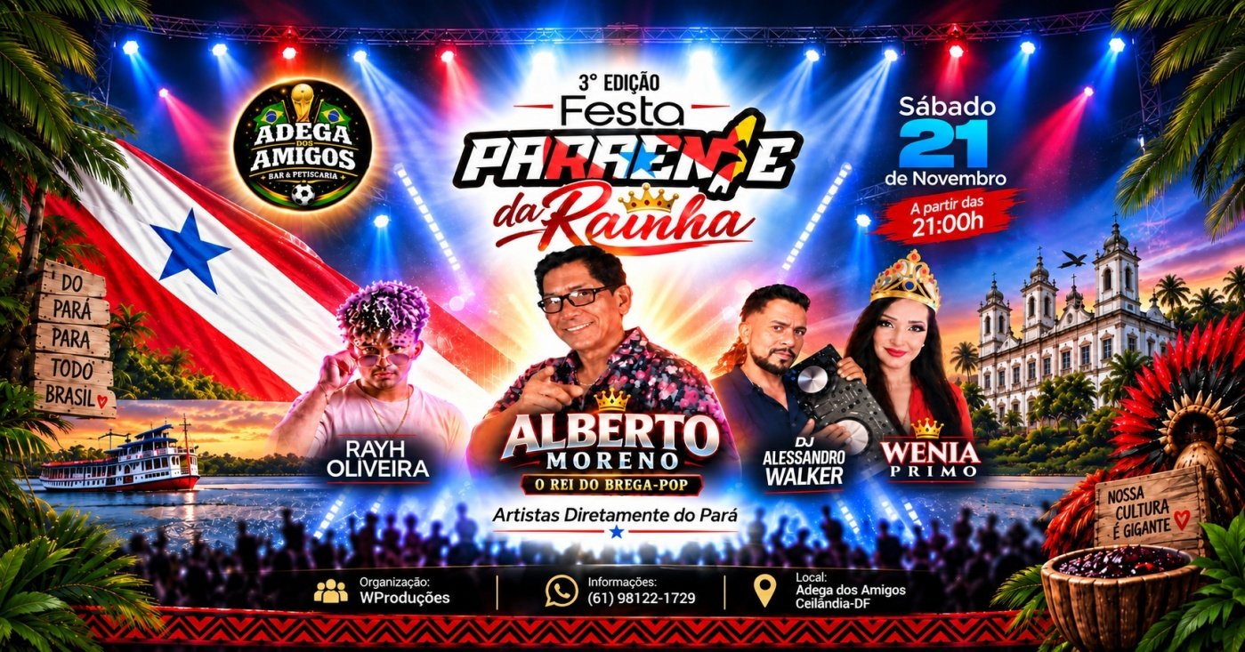 ALBERTO MORENO O REI DO BREGA-POP | PELA 1ª VEZ EM BRASÍLIA-DF
