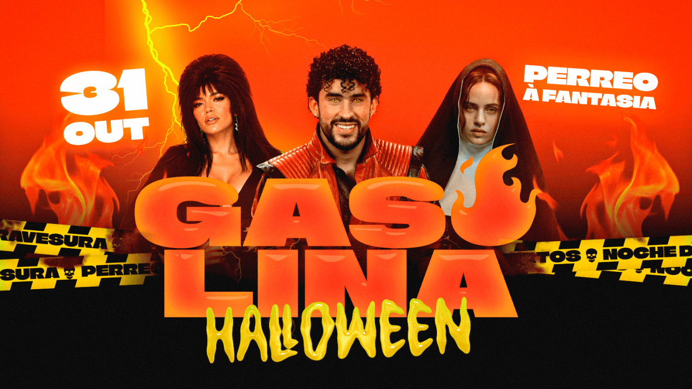 Gasolina: Perreo De Halloween | Reggaeton & Música Latina | 31.10 (Sábado)