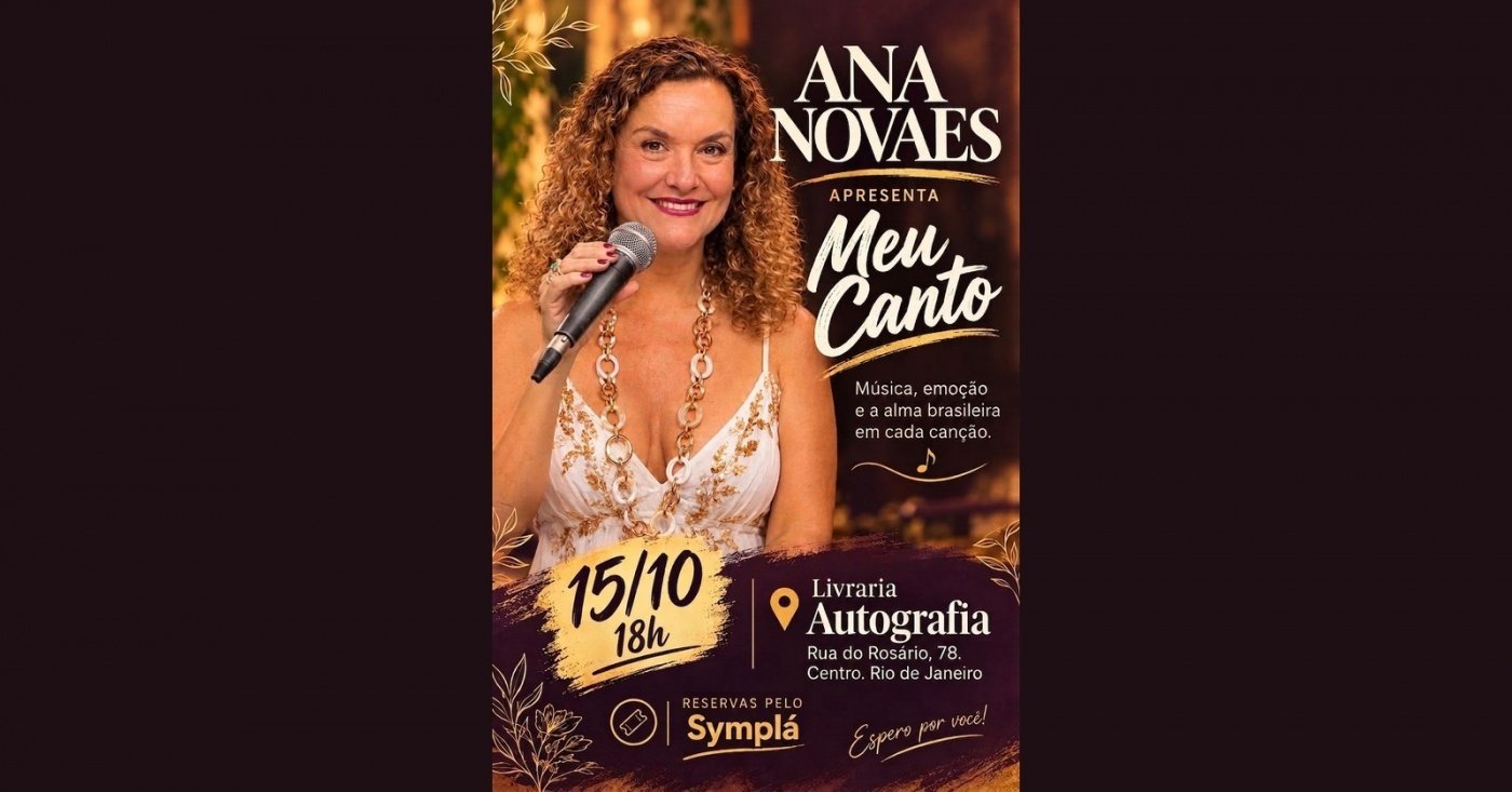 Capa do evento Meu Canto - Ana Novaes e Banda