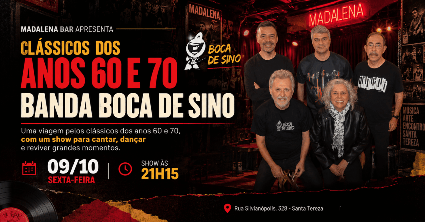BANDA BOCA DE SINO - RESERVAS DE MESA WHATSAPP (31) 99699-1698