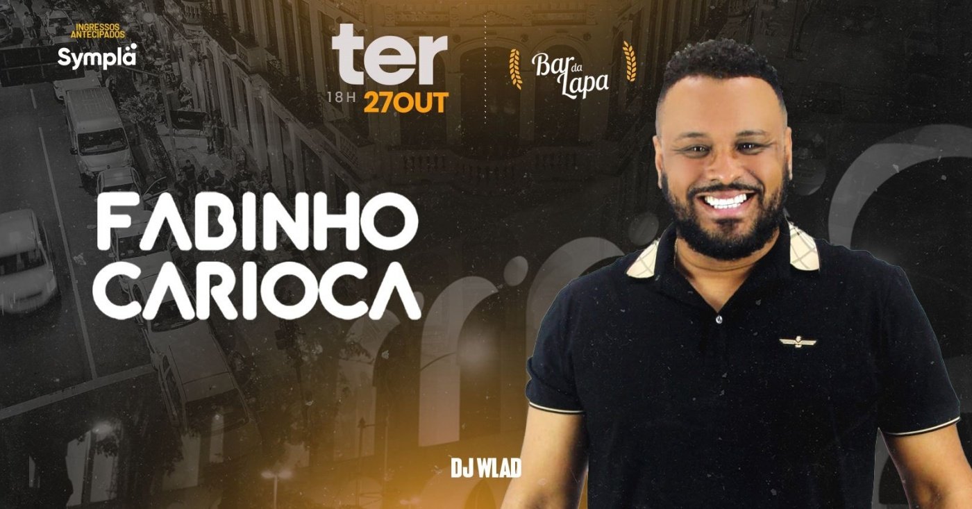 FABINHO CARIOCA NO BAR DA LAPA