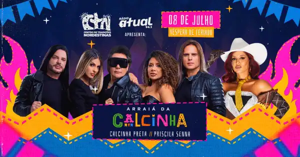 Arraiá da Calcinha e Priscila Senna
