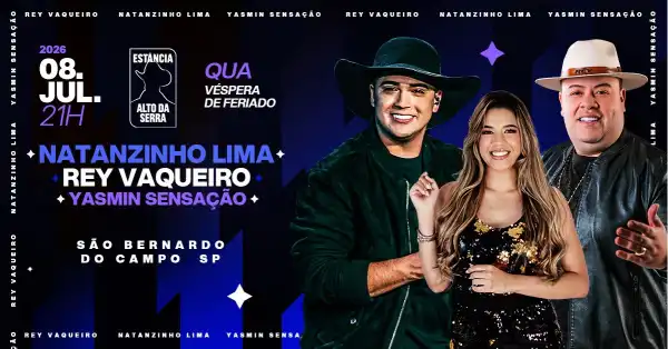 Natanzinho Lima, Rey Vaqueiro e Yasmin Sensação
