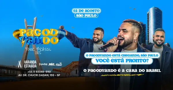 Pagodyando em SP com Yan