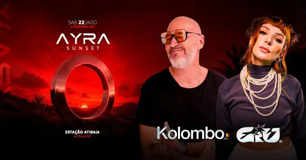AYRA Sunset com Kolombo e Giu