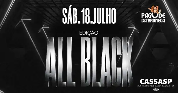Pagode da Bruneca All Black