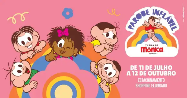 Parque Inflável Turma da Mônica