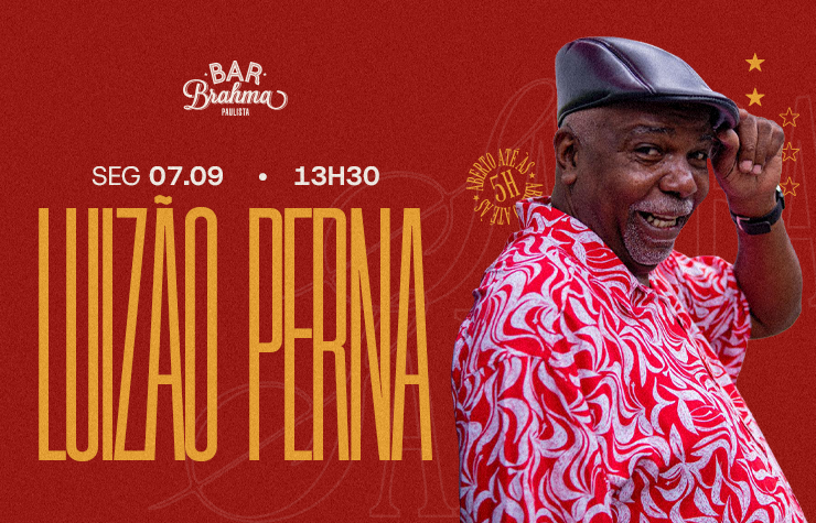 Bar Brahma Paulista apresenta: Show Origens com Luizão Perna e Banda
