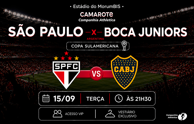 CAMAROTE CIA ATHLETICA- SPFC X BOCA JUNIORS