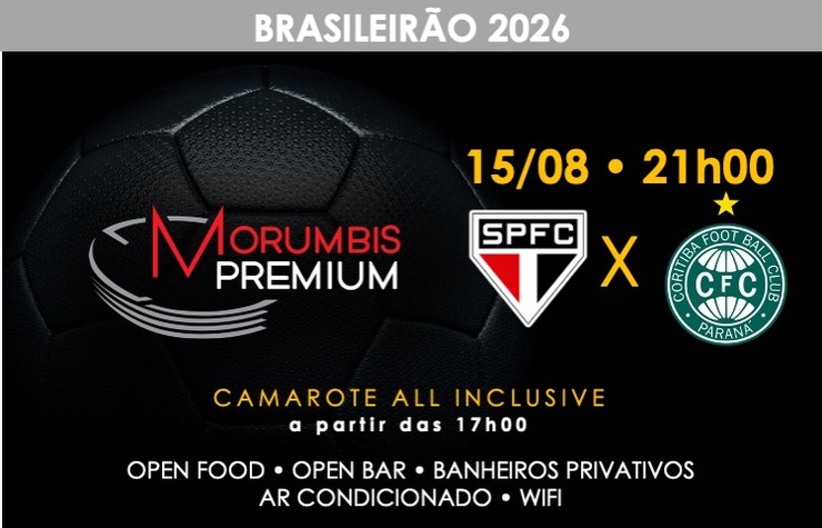 CAMAROTE MORUMBIS PREMIUM – SPFC X CORITIBA