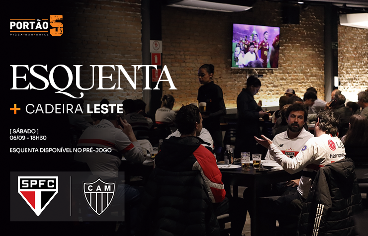 PIZZARIA PORTÃO 5 – SPFC X ATLÉTICO MINEIRO
