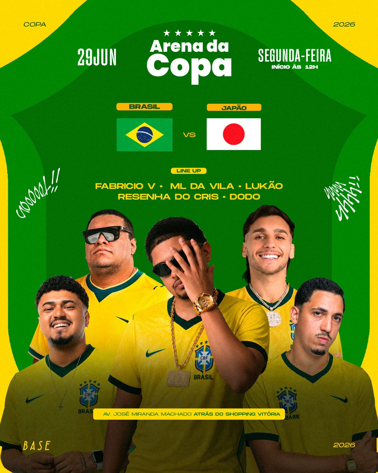 Arena da Copa: Brasil x Japão