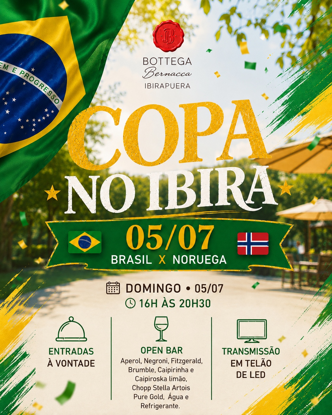 Copa no Ibira — Brasil em Campo